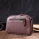 Чудова сумка-клатч у стильному дизайні з натуральної шкіри 22126 Vintage Пудрова 22126 фото 8