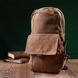 Місткий текстильний рюкзак у стилі мілітарі Vintagе 22180 Коричневий 56816 фото 7