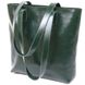 Шкіряна жіноча сумка-шоппер Shvigel 16367 Зелений 52501 фото 1