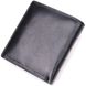 Компактний гаманець для грошей із натуральної гладкої шкіри ST Leather 19418 Чорний 19418 фото 2