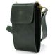 Шкіряна жіноча сумка-чохол панч GE-2122-4lx TARWA, зелена глянець GE-2122-4lx фото 1