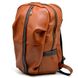 Мужской кожаный городской рюкзак рыжий с коричневым GB-7340-3md TARWA GB-7340-3md фото 1