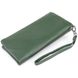 Гаманець-клатч зі шкіри з кишенею для мобільного ST Leather 19308 Зелений 19308 фото 2