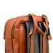 Мужской кожаный городской рюкзак рыжий с коричневым GB-7340-3md TARWA GB-7340-3md фото 8