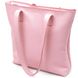 Вместительная кожаная женская сумка-шоппер Shvigel 16356 Розовый 52651 фото