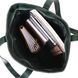 Шкіряна жіноча сумка-шоппер Shvigel 16367 Зелений 52501 фото 6