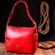 Приваблива сумка жіноча KARYA 20863 шкіряна Червоний 20863 фото 10