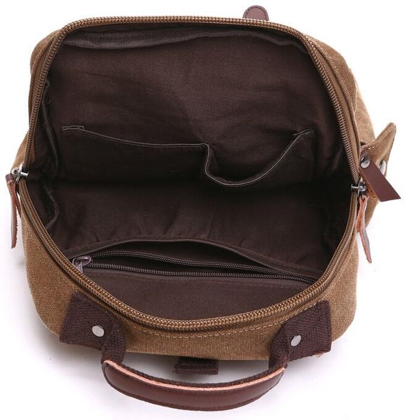 Сумка-рюкзак на одно плечо Vintage 20142 Коричневая 46172 фото