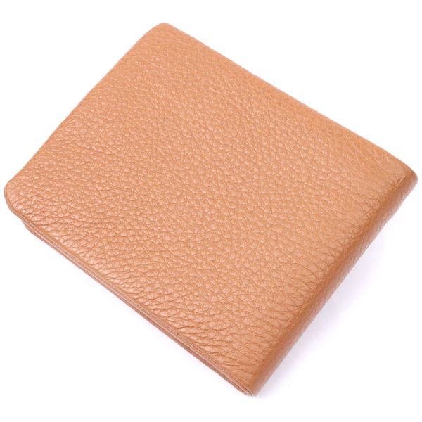 Стильне чоловіче портмоне із зернистої шкіри KARYA 21064 Світло-коричневий 21064 фото