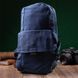 Функціональний текстильний рюкзак у стилі мілітарі Vintagе 22181 Синій 56817 фото 7