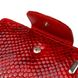 Лакированный женский кошелек из натуральной кожи с тиснением под змею CANPELLINI 21682 Красный 21682 фото 3