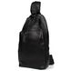 Чоловічий рюкзак слінг шкіряний чорний флотар TARWA FA-0116-3md FA-0116-3md фото 1