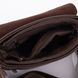 Мужская кожаная сумка мессенджер на два отделения коричневая Newery N4103FC N4103FC фото 4