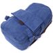 Функціональний текстильний рюкзак у стилі мілітарі Vintagе 22181 Синій 56817 фото 3