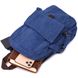 Функціональний текстильний рюкзак у стилі мілітарі Vintagе 22181 Синій 56817 фото 6