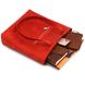 Винтажная яркая кожаная сумка Shvigel 16348 Красный 52652 фото 6