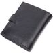 Вертикальний невеликий шкіряний гаманець KARYA 21390 Чорний 21390 фото 2