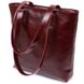 Стильна жіноча сумка-шоппер Shvigel 16368 Бордовий 52502 фото 1