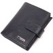 Вертикальний невеликий шкіряний гаманець KARYA 21390 Чорний 21390 фото 1