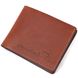 Чоловічий шкіряний гаманець у дві додавання Серце GRANDE PELLE 16736 Світло-коричневий 16736 фото 1