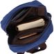 Функціональний текстильний рюкзак у стилі мілітарі Vintagе 22181 Синій 56817 фото 5
