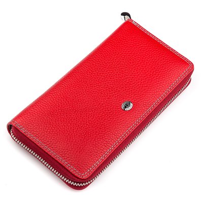 Кошелек женский ST Leather 18376 (SB71) кожаный Красный 18376 фото