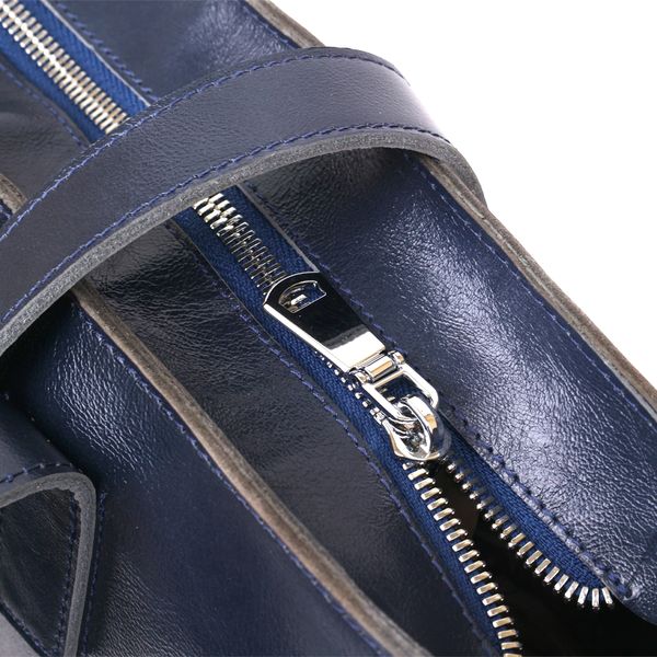 Вместительная женская сумка-шоппер Shvigel 16369 Синий 52503 фото