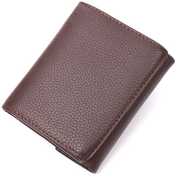 Жіночий компактний гаманець з натуральної шкіри KARYA 21341 Коричневий 21341 фото