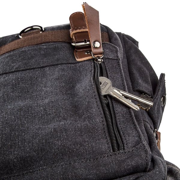 Сумка-рюкзак на одно плечо Vintage 20143 Черная 46173 фото