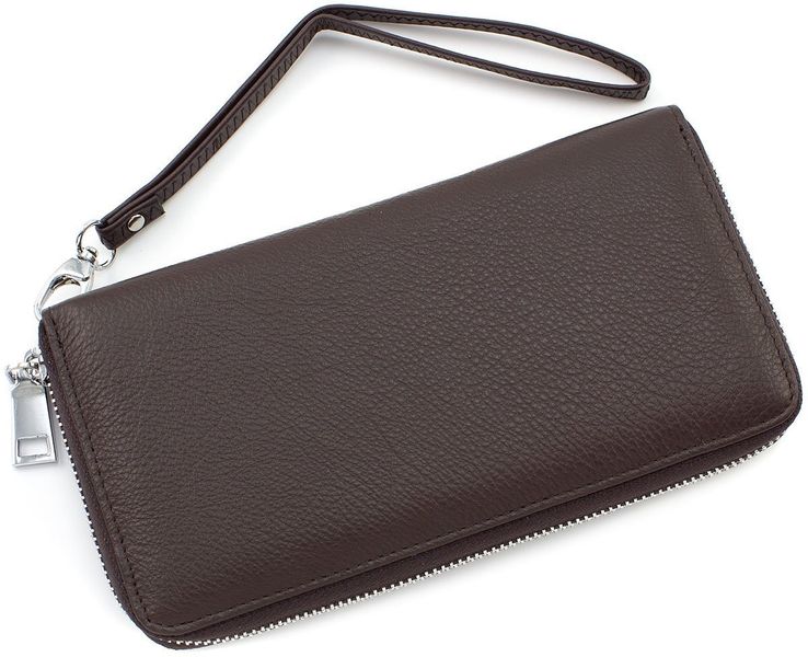 Коричневый кожаный кошелёк на молнии Marco Coverna mc7003-9 mc7003-9 фото