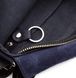 Стильна сумка середнього розміру Grande Pelle 754670 Navy Blue 754670 фото 8