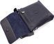 Стильна сумка середнього розміру Grande Pelle 754670 Navy Blue 754670 фото 6