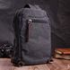 Рюкзак для чоловіків із щільного текстилю Vintage 22182 Чорний 56818 фото 8