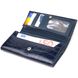 Надійний жіночий гаманець із монетницею із натуральної фактурної шкіри CANPELLINI 21531 Синій 21531 фото 3