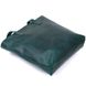 Кожаная винтажная женская сумка Shvigel 16351 Зеленый 52653 фото 3