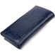 Надійний жіночий гаманець із монетницею із натуральної фактурної шкіри CANPELLINI 21531 Синій 21531 фото 2