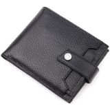 Класичний чоловічий гаманець із натуральної шкіри KARYA 21066 Чорний 21066 фото