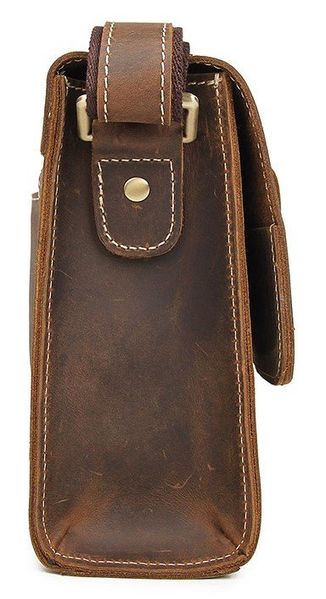 Cумка мужская-почтальонка в винтажной коже Vintage 14980 Коричневая 14980 фото