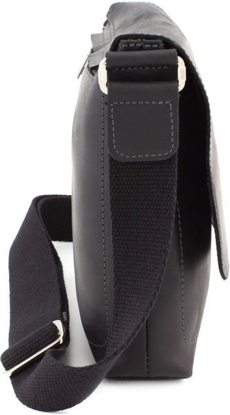 Чорна сумка-месенджер із кінської шкіри Grande Pelle 754110 754110 фото