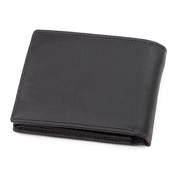 Чоловічий гаманець ST Leather 18327 (ST108) з натуральної шкіри Чорний 18327 фото
