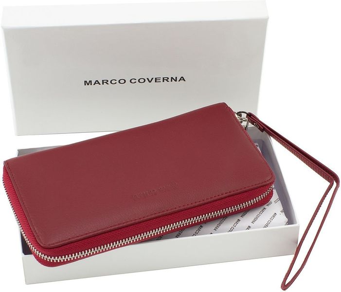 Бордовий шкіряний гаманець Marco Coverna mc7003-4 mc7003-4 фото