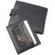 Класичний чоловічий гаманець із натуральної шкіри KARYA 21066 Чорний 21066 фото 5