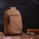 Практичний рюкзак для чоловіків із щільного текстилю Vintage 22183 Коричневий 56819 фото 8
