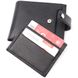 Класичний чоловічий гаманець із натуральної шкіри KARYA 21066 Чорний 21066 фото 4