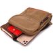 Практичний рюкзак для чоловіків із щільного текстилю Vintage 22183 Коричневий 56819 фото 6