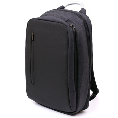 Добротный мужской рюкзак из текстиля Vintage 20490 Черный 20490 фото