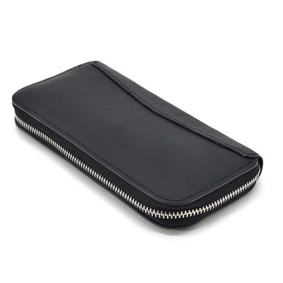 Мужской кожаный кошелек клатч на молнии TARWA RA-711-3md черный RA-711-3md фото