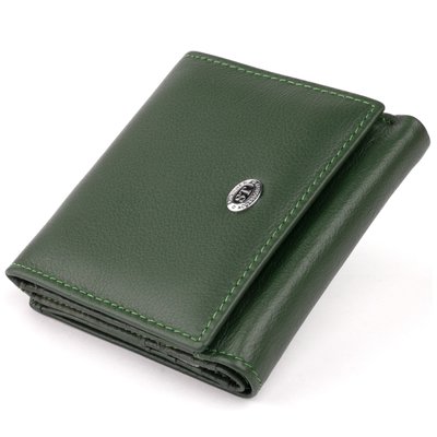Компактний гаманець жіночий ST Leather 19262 Зелений 19262 фото