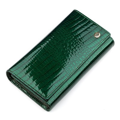 Гаманець жіночий ST Leather 18428 (S8001A) зручний Зелений 18428 фото