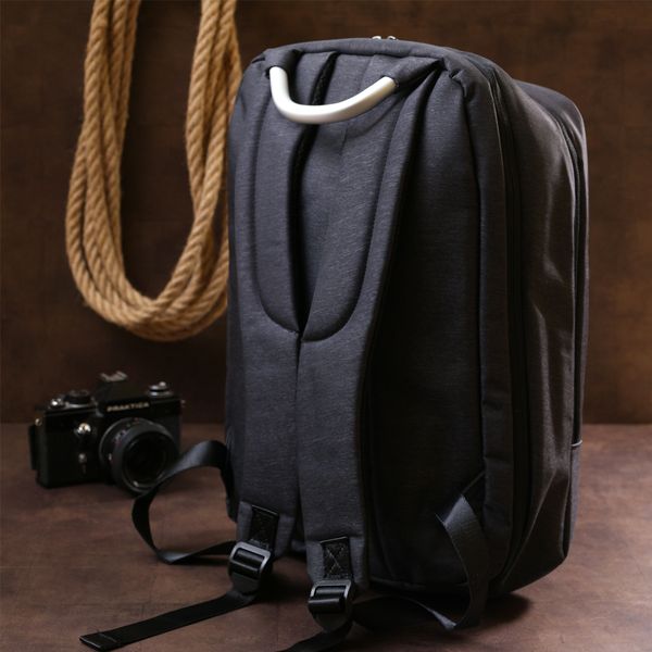 Добротний чоловічий рюкзак із текстилю Vintage 20490 Чорний 20490 фото